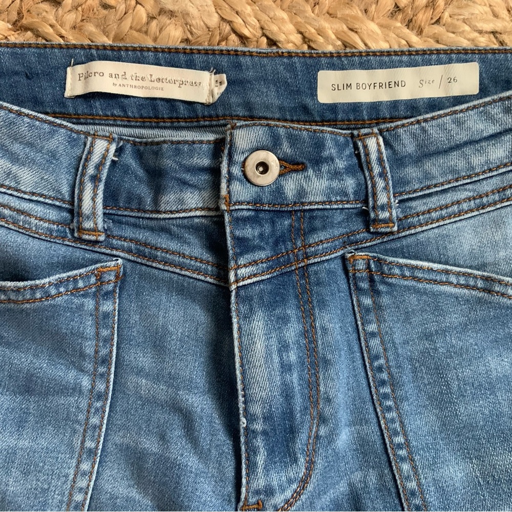 Pilcro Boyfriend Slim , Anthropologie.